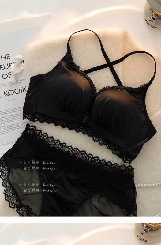 Sutien cu închidere frontală pentru bust mic – push-up, anti-cădere, cupe fără spații, spate frumos, material nylon cu căptușeală