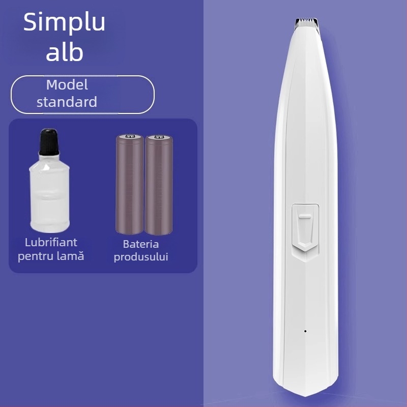 Nerve Cat trimmer electric pentru labele animalelor de companie cu LED – corp din plastic, pentru câini și pisici