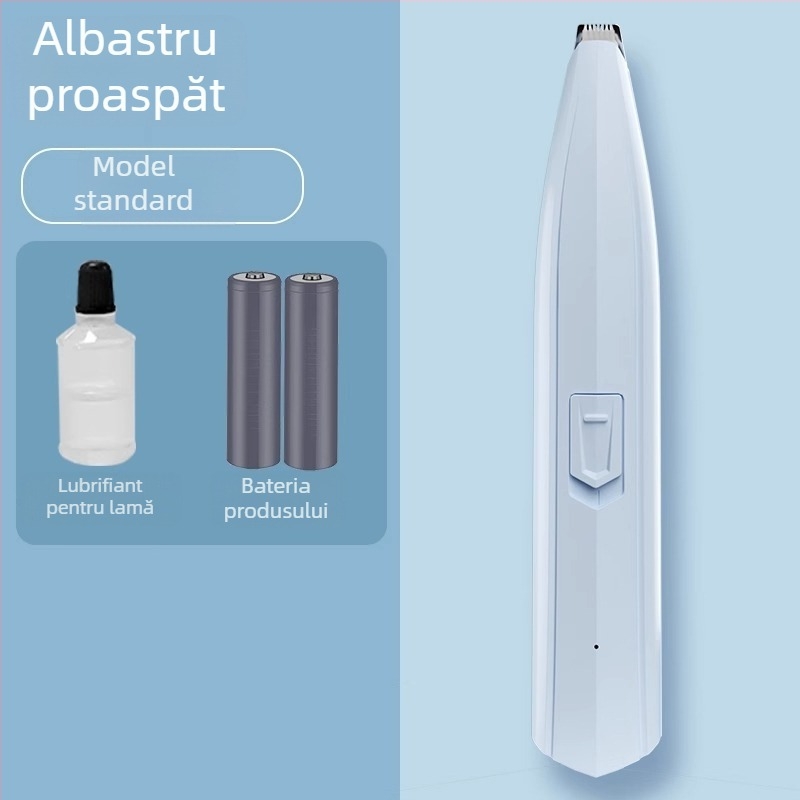 Nerve Cat trimmer electric pentru labele animalelor de companie cu LED – corp din plastic, pentru câini și pisici