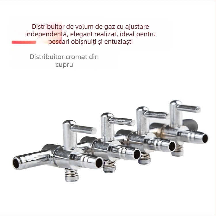 Regulator de flux de aer pentru acvariu din oțel inoxidabil – Ventil de reglare a aerului pentru pompă de oxigen