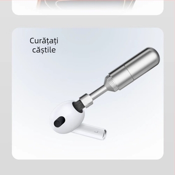 Instrument multifuncțional pentru telefoane: ac de îndepărtare SIM din aliaj de aluminiu, pensulă de curățare pentru căști și perie pentru compartimentul SIM/baterie, universal