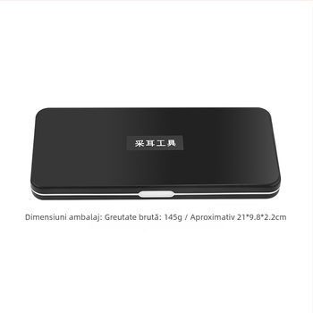 Set de linguri pentru urechi din oțel inoxidabil; cod produs Sj-004; neimportat.