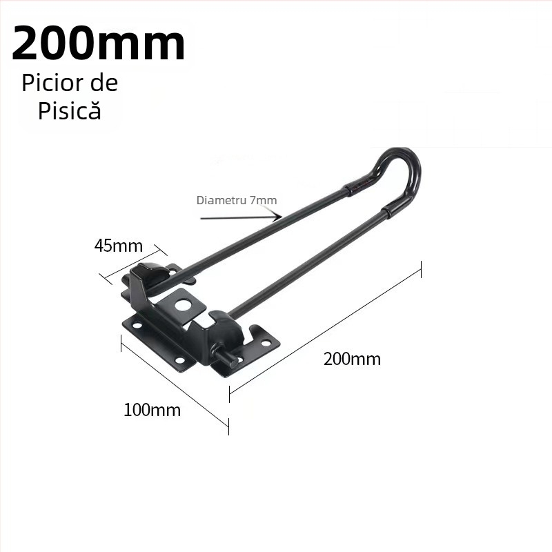 Picioare de masă pliabile, din fier, stil modern minimalist, Chengjinpeng Hardware, finisaj emailat copt