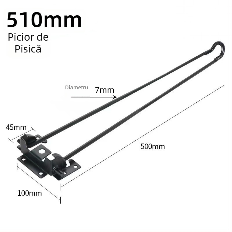 Picioare de masă pliabile, din fier, stil modern minimalist, Chengjinpeng Hardware, finisaj emailat copt