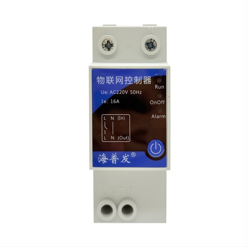 Comutator IoT digital cu temporizator și întrerupător – control de la mobil și PC, AC 48–260V, panou PC ignifug, marcă Hperfor