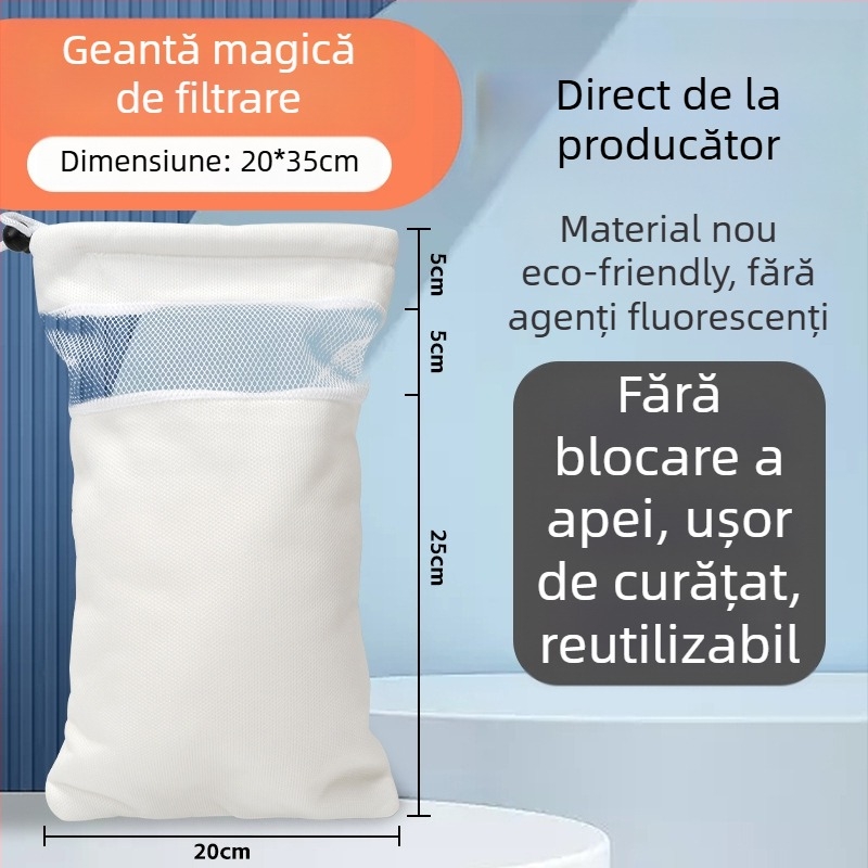 Sac de filtrare pentru acvariu - material din bumbac, mediu de filtrare Honeycomb, densitate mare, Naichong