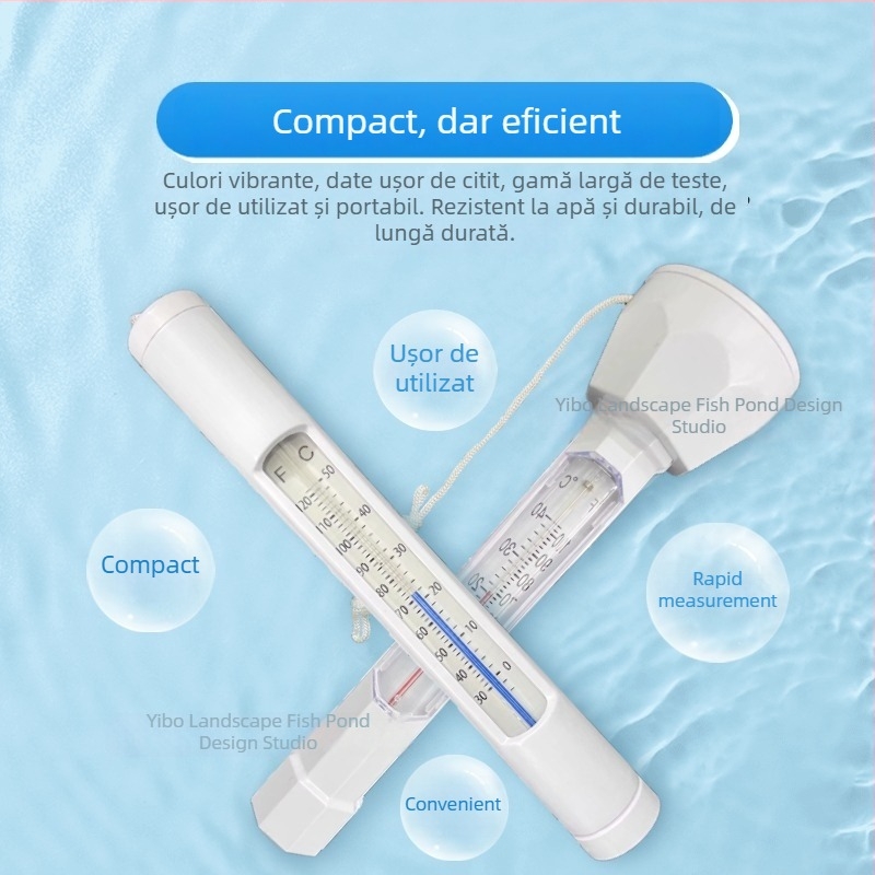 Termometru pentru iaz koi – termometru plutitor pentru iaz, piscină și grădină