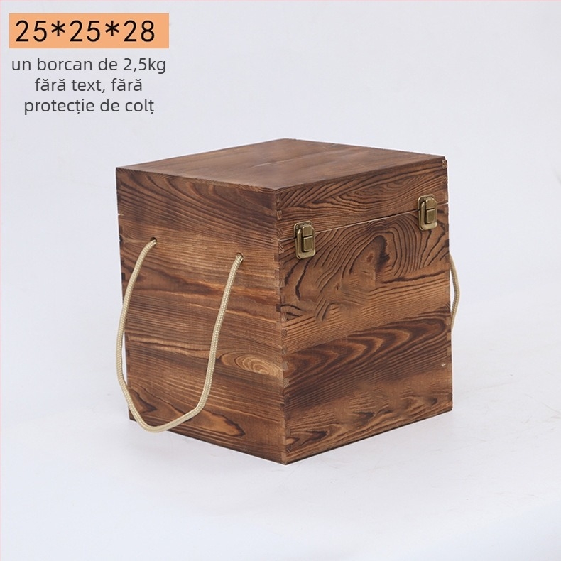 Cutie din lemn pentru vin pentru două sticle, gravată, lemn natural, interior personalizabil, model JXQ509