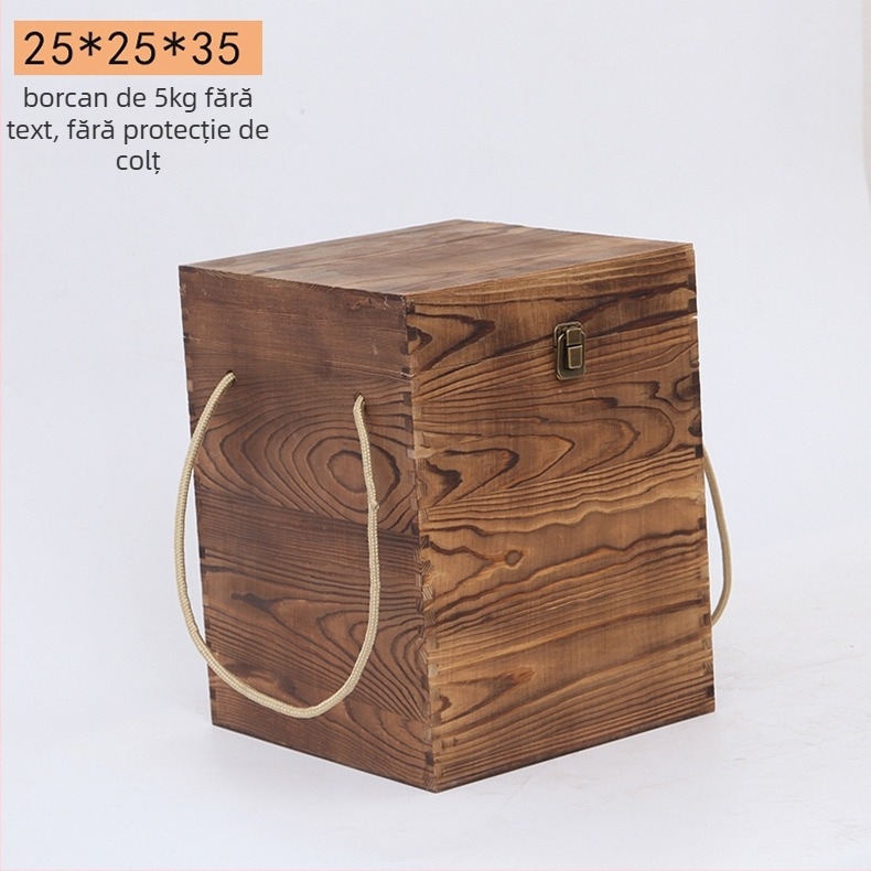 Cutie din lemn pentru vin pentru două sticle, gravată, lemn natural, interior personalizabil, model JXQ509