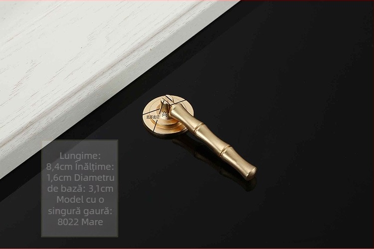 Mâner pentru dulapuri, stil nou chinezesc, aliaj de zinc, electropalare, pentru dulapuri, garderobe și sertare