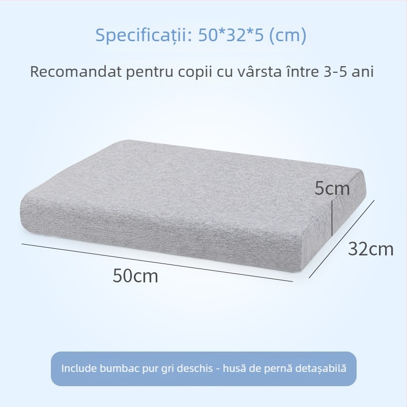 Perne din latex natural pentru copii — husă din bumbac 100%, formă extraterestră, conținut de latex 90%+
