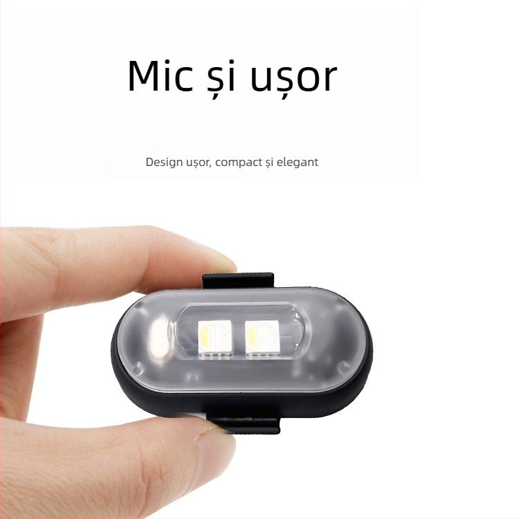 Lumină LED wireless pentru drone și vehicule — universală, 12V, 5W, LED 5050, 6500K