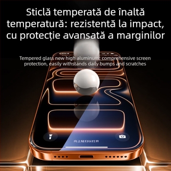 Xishang protecție ecran din sticla pentru seria iPhone 17, anti-reflexie, antiamprente