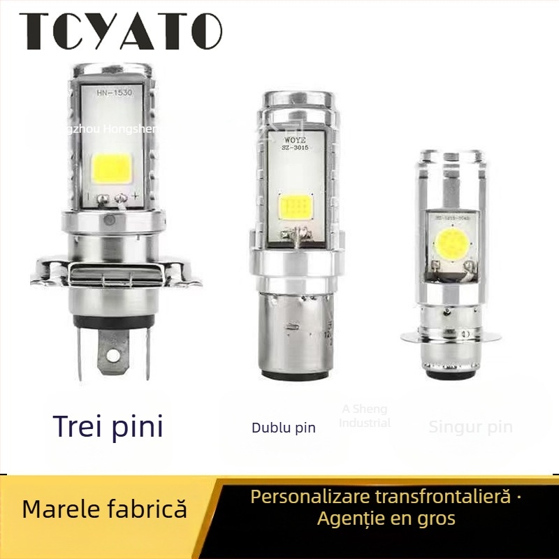 Far LED pentru motocicletă, cu fascicule duale, 12V, 10W, IP68, durată de viață 30.000 h
