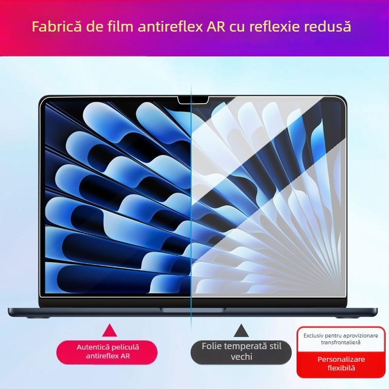 Protecție de ecran AR anti-reflex pentru MacBook Pro / Air 13 inci, anti-glare, film HD