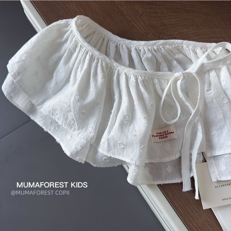 Fustă de fetiță stil prințesă din bumbac, cu curea de legare, 81–90% bumbac, pentru 1–3 ani, Primăvara 2025