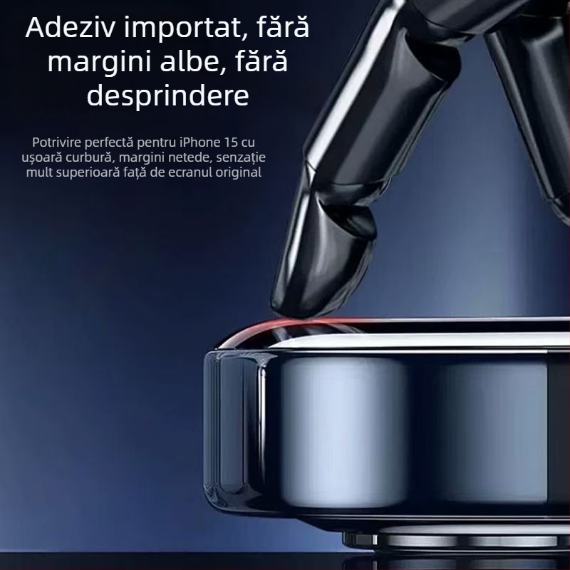 Membrane force protecție ecran din sticlă securizată — HD, rezistent la impact, ecran complet — pentru iPhone 12, 12 Pro, 13, 14