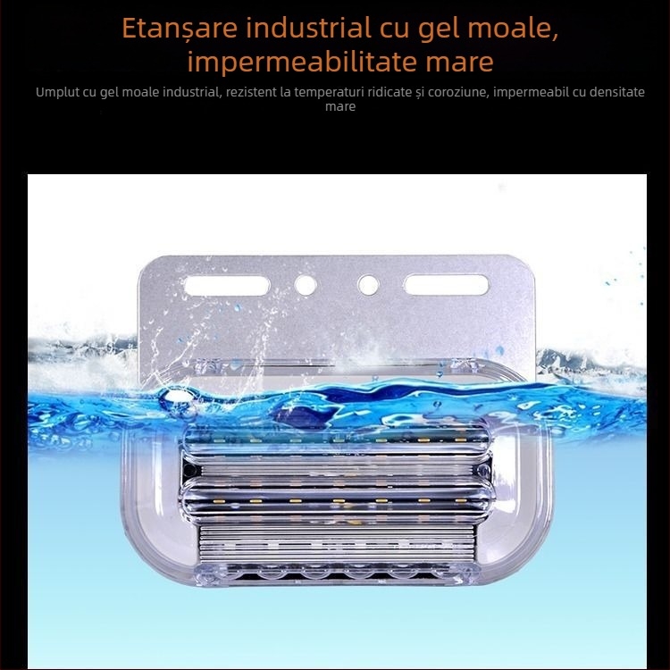 Lumină LED laterală pentru camion, cu iluminare a anvelopei, indicator de lățime și lumină de avertizare, 24V impermeabil