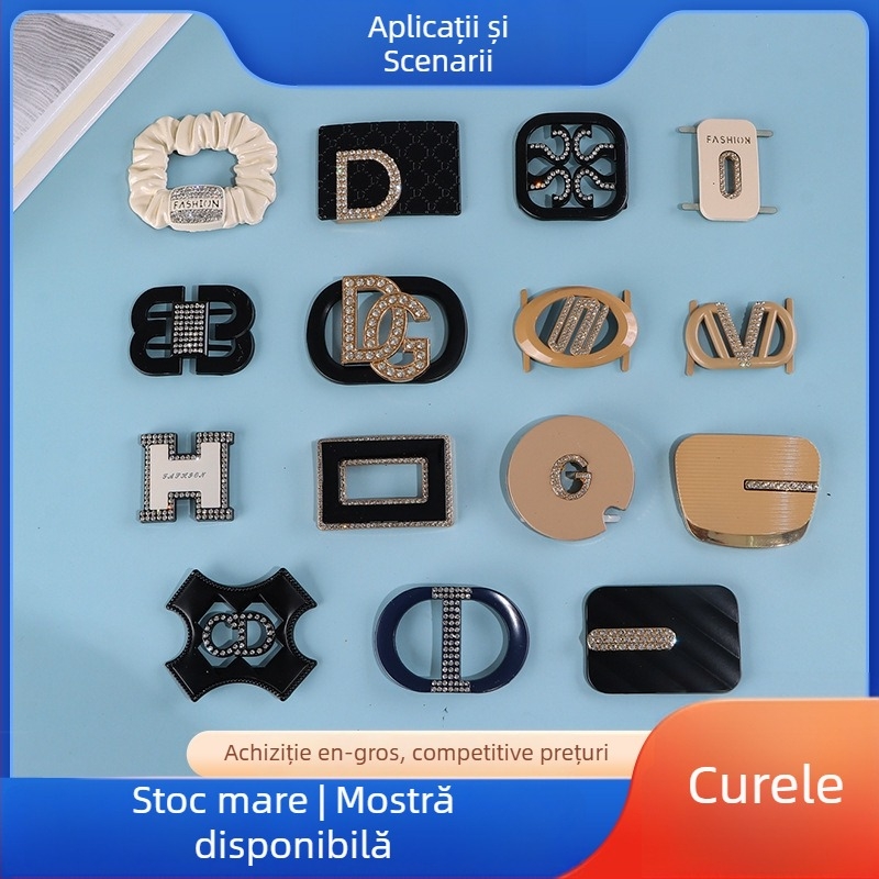 Cataramă metalică pentru încălțăminte • Model: cataramă pentru încălțăminte • Stil: lucios, modă europeană și americană • Marcă: Precise Vision • Încălțăminte potrivită: pantofi din piele, botine, tocuri înalte, altele • Cod produs: XK1369