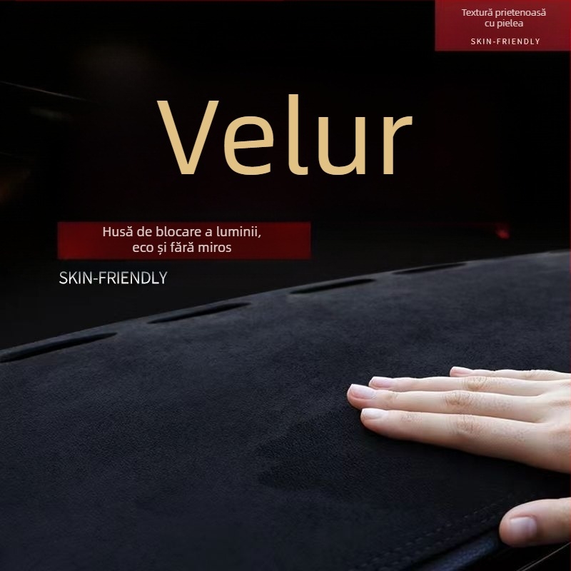 Covoraș velur pentru Honda CR-V (2007–2023), consolă centrală, anti-strălucire și izolație termică