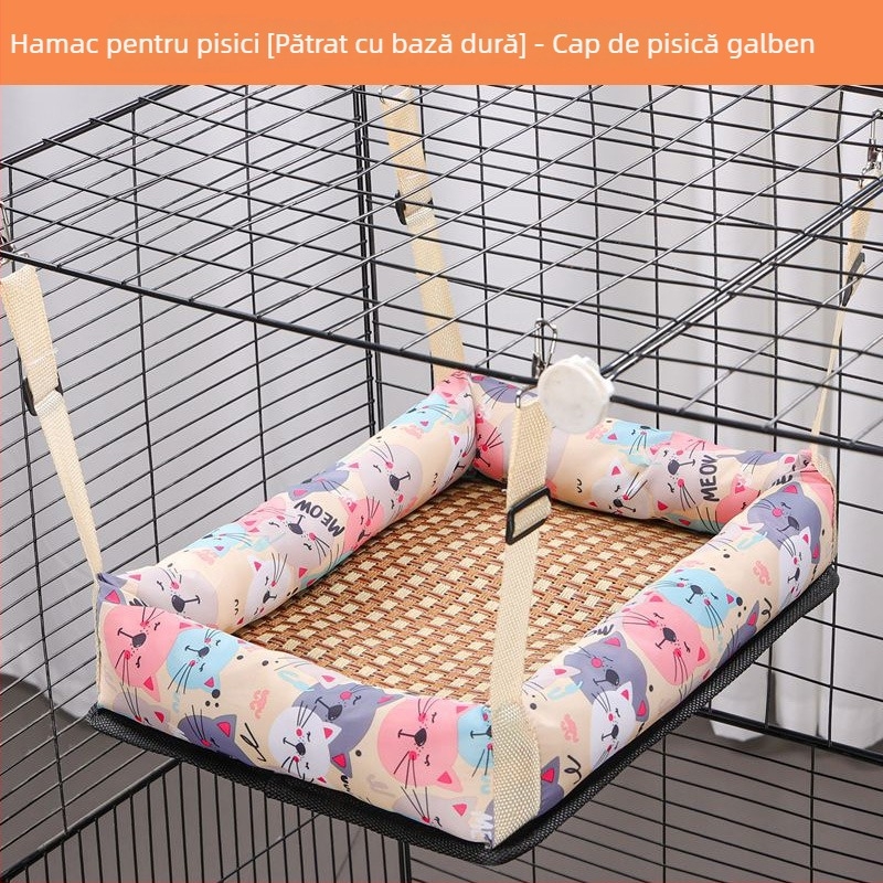 Cuib suspendat pentru pisici din țesătură – Brand Ruyi bear, potrivit pisicilor, cuib pentru animale de companie