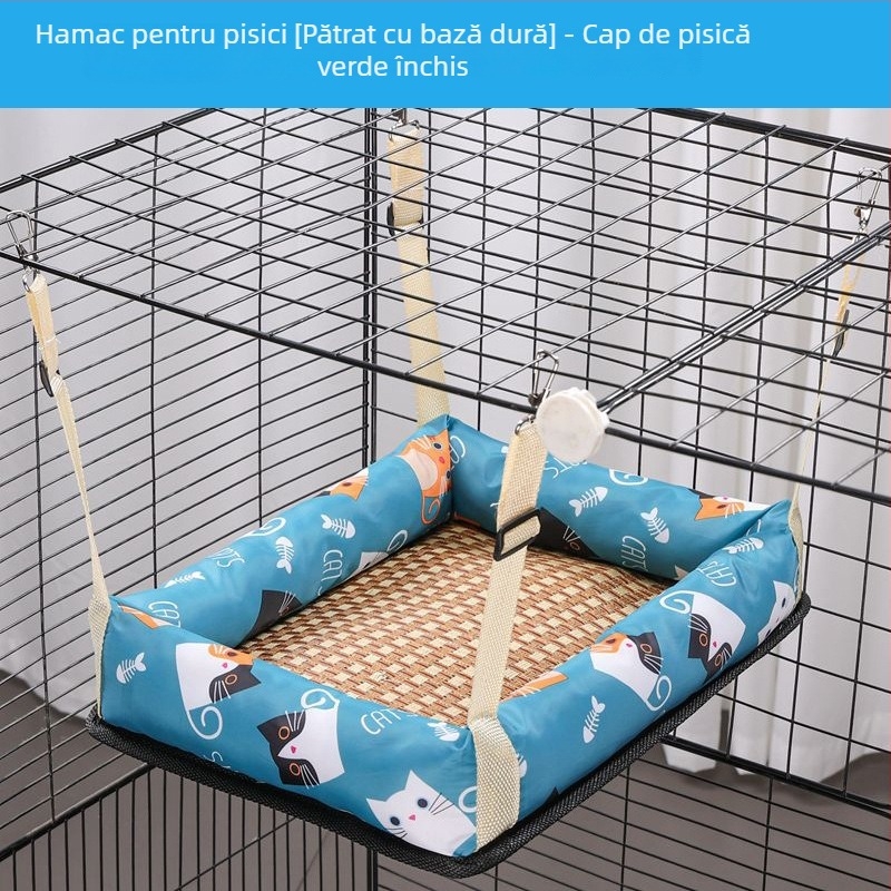 Cuib suspendat pentru pisici din țesătură – Brand Ruyi bear, potrivit pisicilor, cuib pentru animale de companie