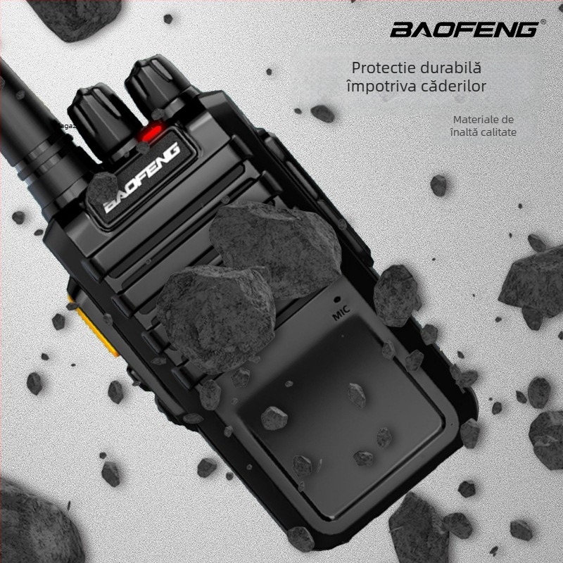Baofeng BF-M4 walkie-talkie portabil, 5W, 400-470MHz, 16 canale, baterie de 5800mAh, standby de 22 de zile