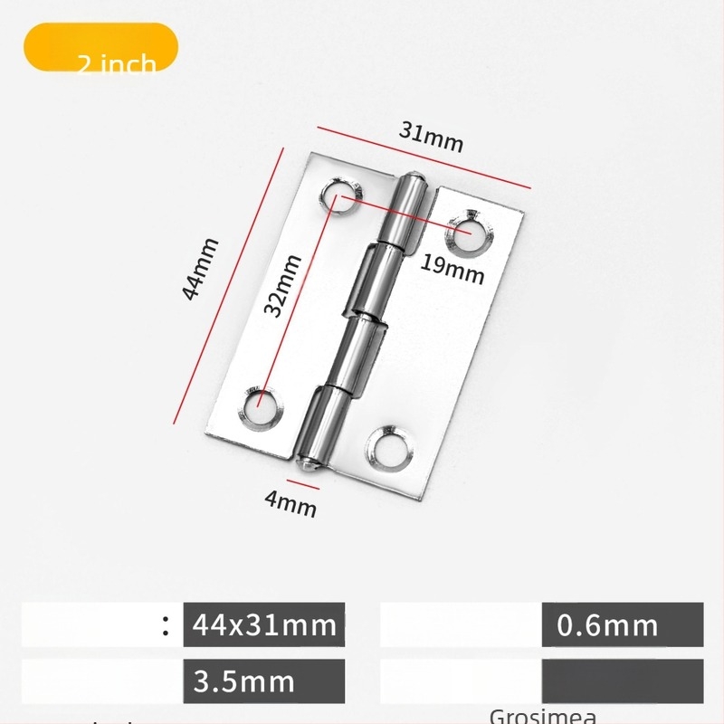 Balama din oțel inoxidabil, îngroșată, cu finisaj periat, stil modern minimalist, pentru dulapuri și uși interioare