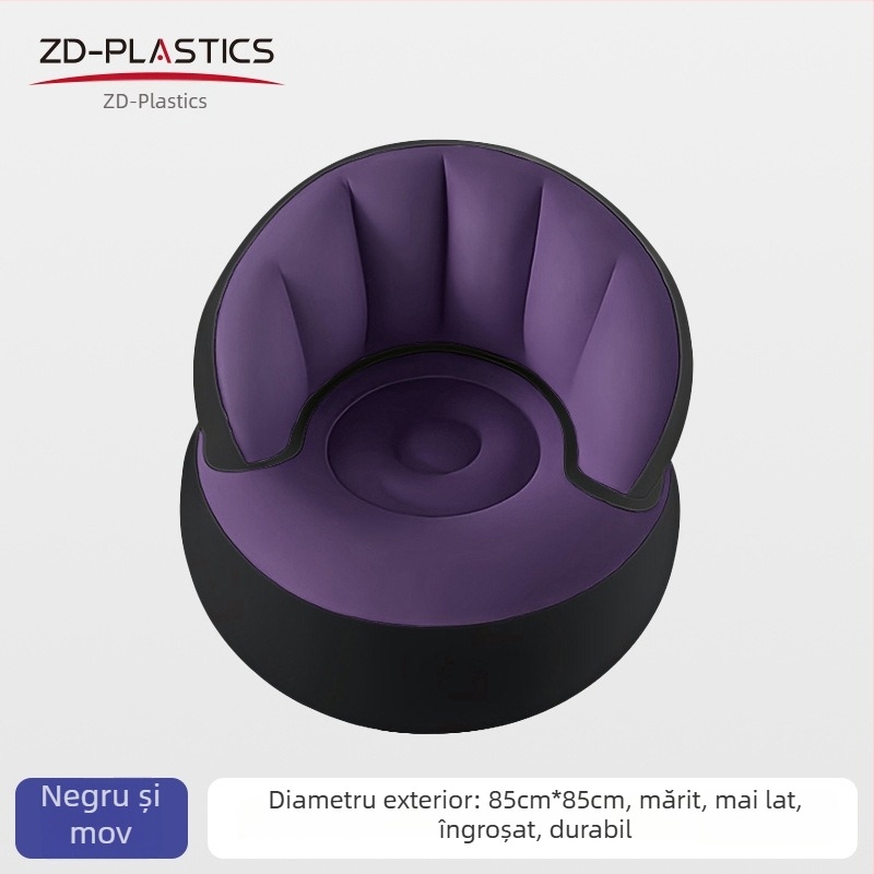 Canapea gonflabilă individuală din PVC pentru utilizare în casă, birou și exterior; portabilă; potrivită pentru bebeluși, copii și adulți; greutate 900 g