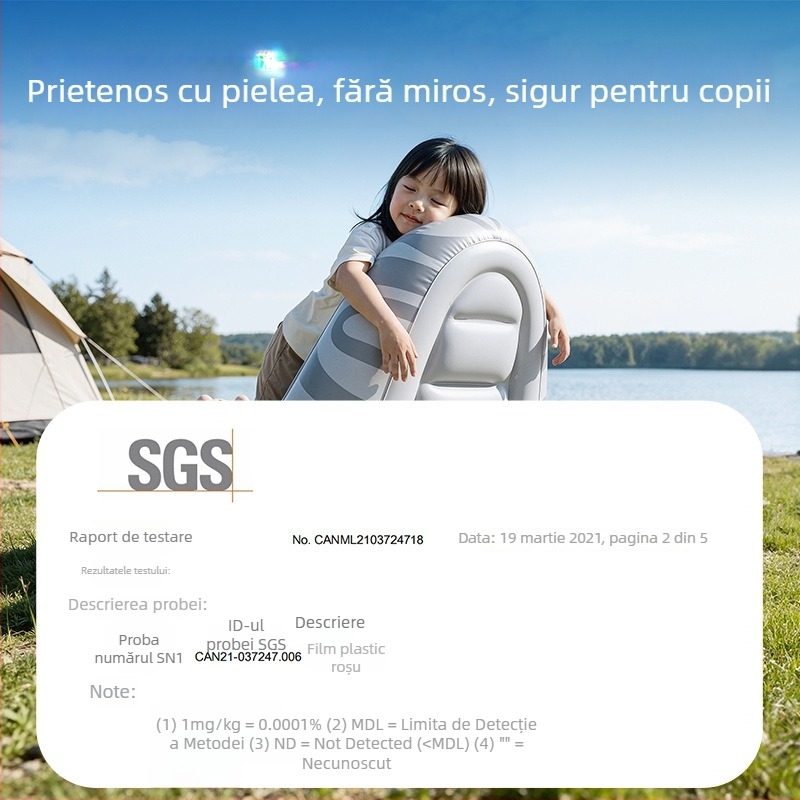 Canapea gonflabilă pentru exterior - PVC ecologic, 30 Denier, 1,55 kg, Personalizabil pentru camping