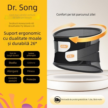 Dr. Song Curea de talie din latex — adaptare universală, potrivită pentru yoga și alergare