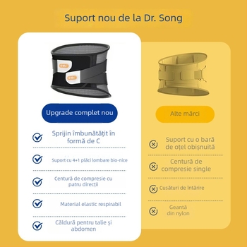 Dr. Song Curea de talie din latex — adaptare universală, potrivită pentru yoga și alergare