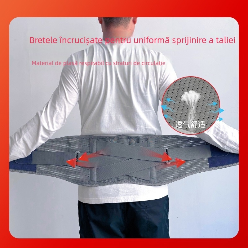 Protector talie — Nylon, pentru adulți, corecție kifoză, susținere pentru ridicarea greutăților, potrivit pentru ciclism, fotbal, baschet