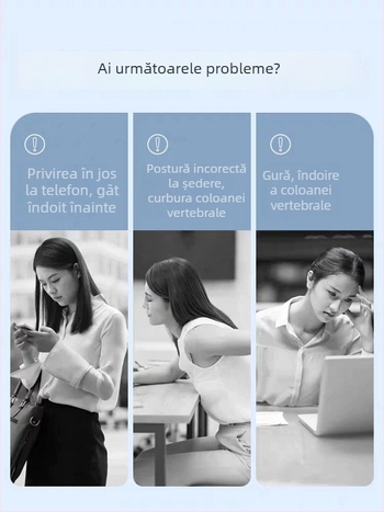 Curea pentru corectarea posturii spatelui, din fibre de poliester, protecție pentru umeri, universală, potrivită pentru yoga