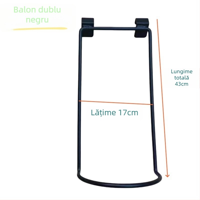 Raft pentru mingi cu afișaj unic și accesorii cu cârlig dublu pentru echipamente sportive