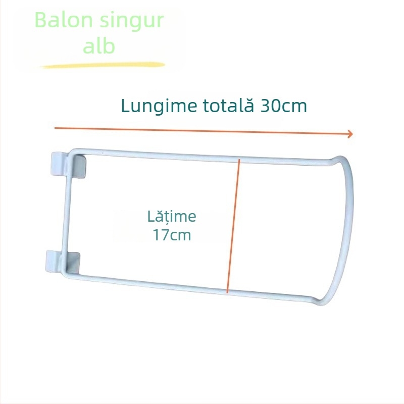 Raft pentru mingi cu afișaj unic și accesorii cu cârlig dublu pentru echipamente sportive