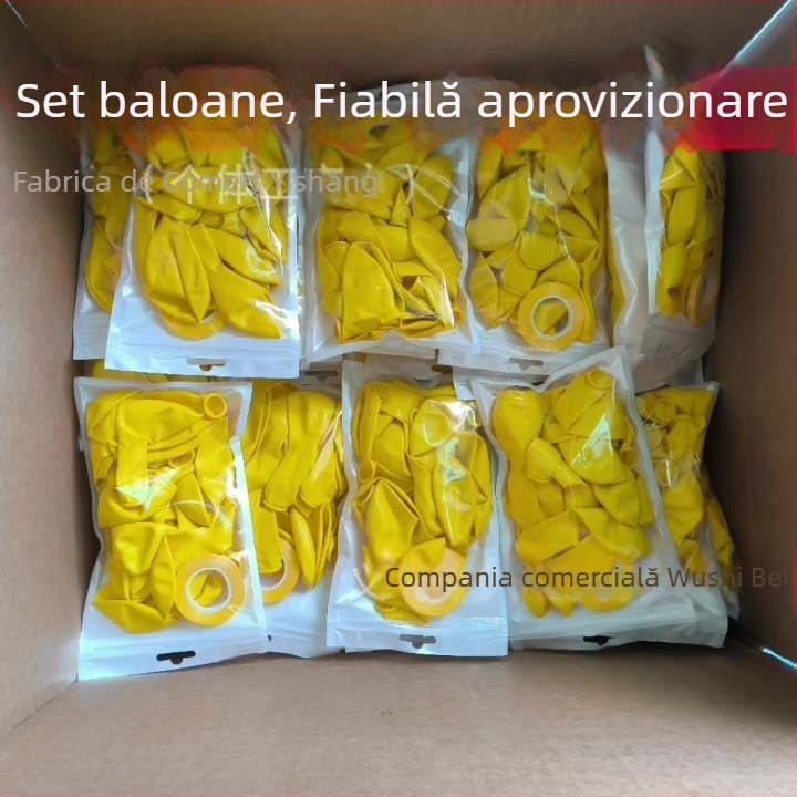 Set baloane din latex decorative, rotunde – fără logo; potrivite pentru Crăciun, Ziua Îndrăgostiților și Ziua Îndrăgostiților Chineze