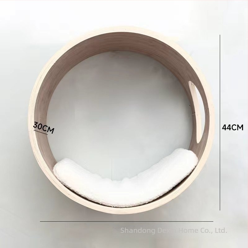 Aventurine Cadr de escaladare pentru pisici montat pe perete din lemn, cu platformă de sărit, coloană de escaladare, design compact, cu cuib încorporat și placă de zgâriere