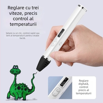 Stilou 3D cu temperatură înaltă – nivel profesional, instrument multifuncțional pentru pictură și graffiti