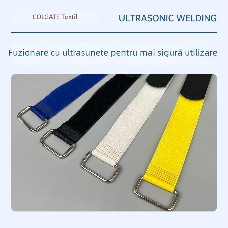 Legătură Velcro, amestec nylon-spandex, închidere Velcro, potrivită pentru pantofi, echipament de protecție, corturi și ambalare