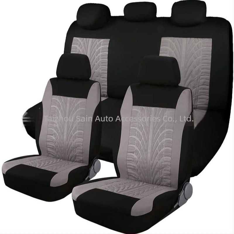 Husă de scaun auto, antipraf, patru anotimpuri, set de 9 piese, poliester