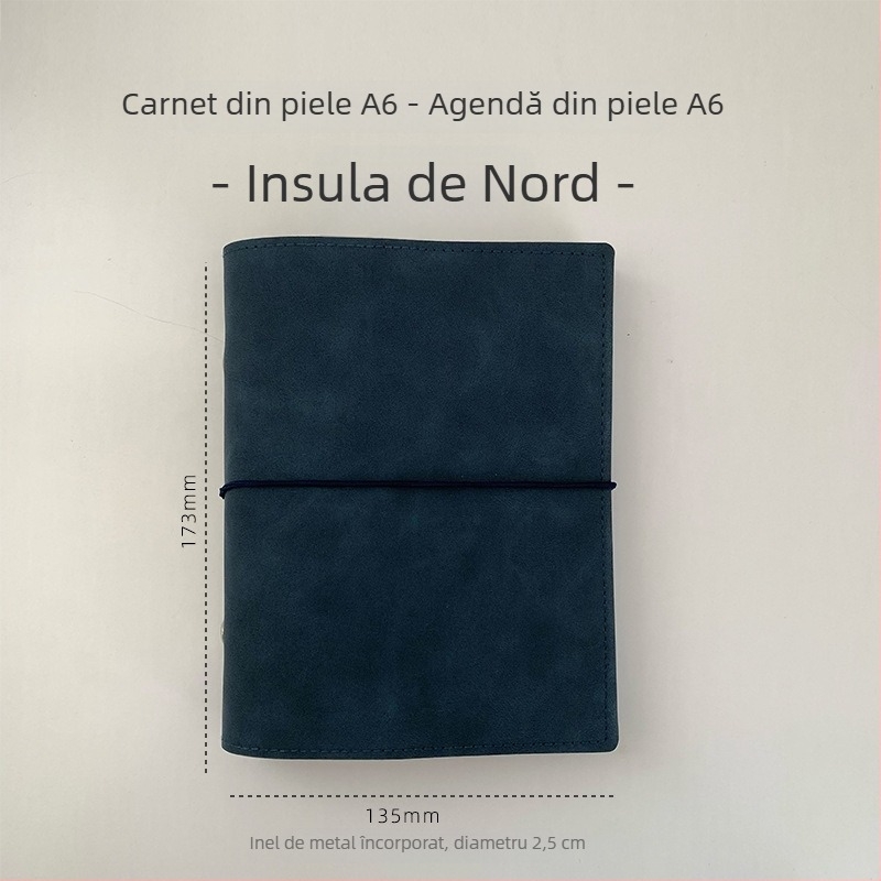 Caiet cu foi detașabile, pagini interioare goale, pagini din hârtie, portabil