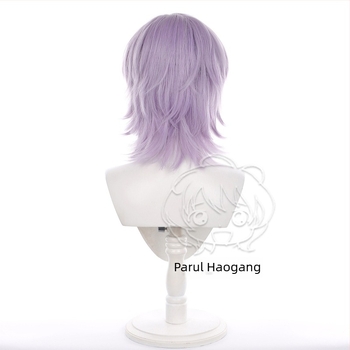 Haogang Perucă cosplay Misterioasă – păr scurt, fibră rezistentă la temperatură, stil anime