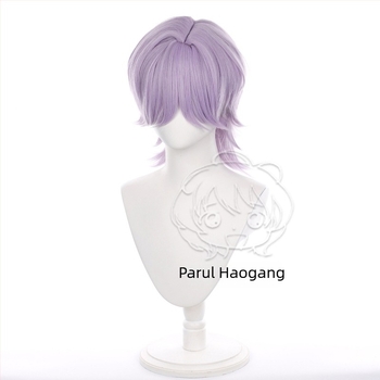 Haogang Perucă cosplay Misterioasă – păr scurt, fibră rezistentă la temperatură, stil anime