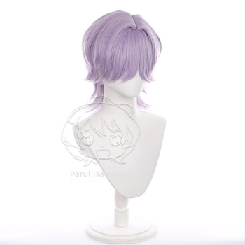 Haogang Perucă cosplay Misterioasă – păr scurt, fibră rezistentă la temperatură, stil anime