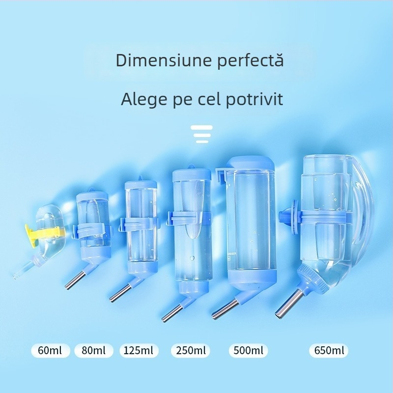 Distribuitor automat de apă pentru animale de companie mici — oțel inoxidabil/plastic, brand Weibi, etichetă privată licențiată