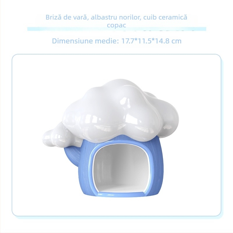 Cuib ceramic pentru hamster, brand Jonsanty/Chong Shangtian; origine Zhangzhou, Fujian; material ceramic; categorie: hrană pentru animale de companie