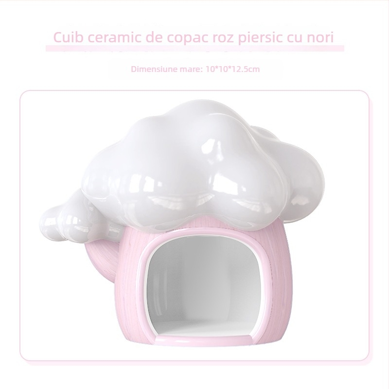 Cuib ceramic pentru hamster, brand Jonsanty/Chong Shangtian; origine Zhangzhou, Fujian; material ceramic; categorie: hrană pentru animale de companie