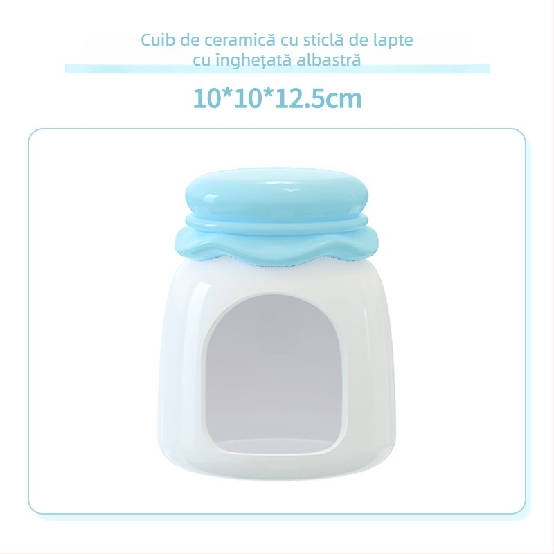 Cuib ceramic pentru hamster, brand Jonsanty/Chong Shangtian; origine Zhangzhou, Fujian; material ceramic; categorie: hrană pentru animale de companie