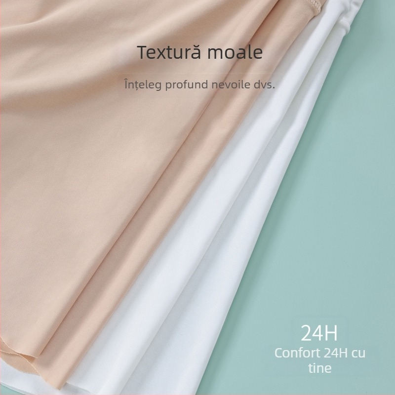 Ice Silk fără cusături, talie medie, anti-expunere, controlul abdomenului și ridicarea șoldurilor.